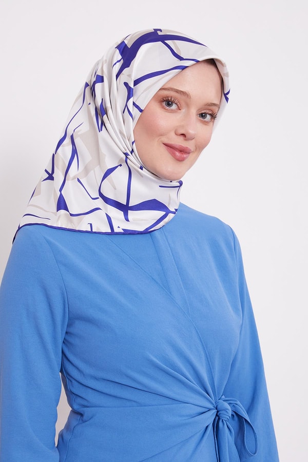 LevidorMor Crack Desen Trend Twill Eşarp