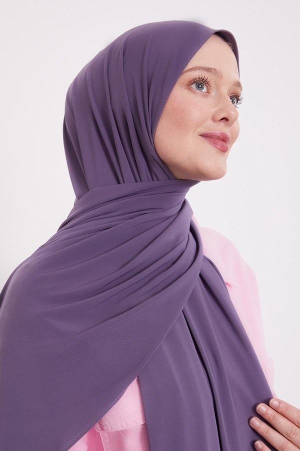 LevidorMor Düz Sandy Şal