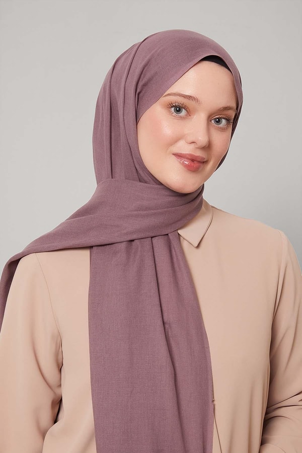 LevidorMor Düz Tensel Şal