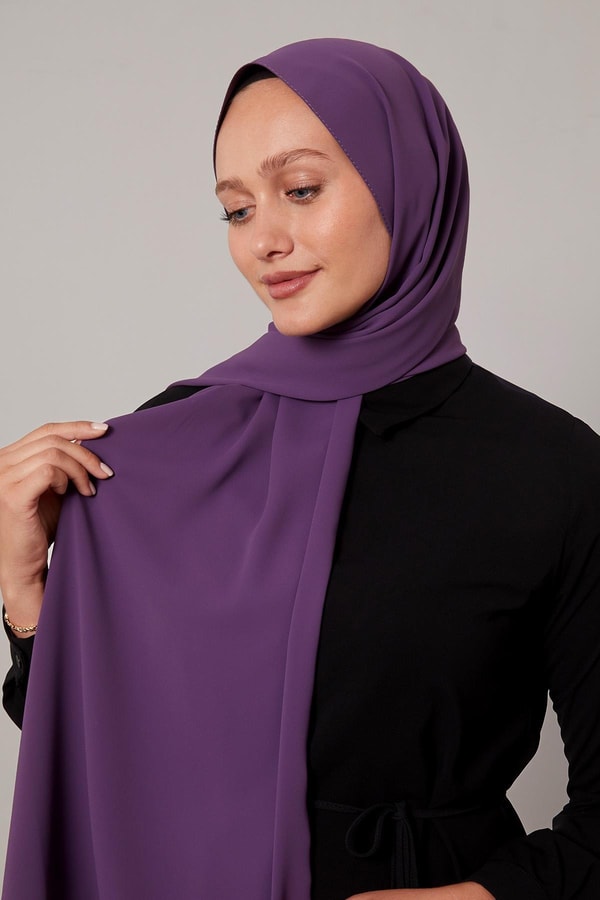 LevidorMor Düz Trend Şal