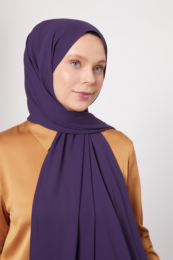 LevidorMor Lux Şifon Şal