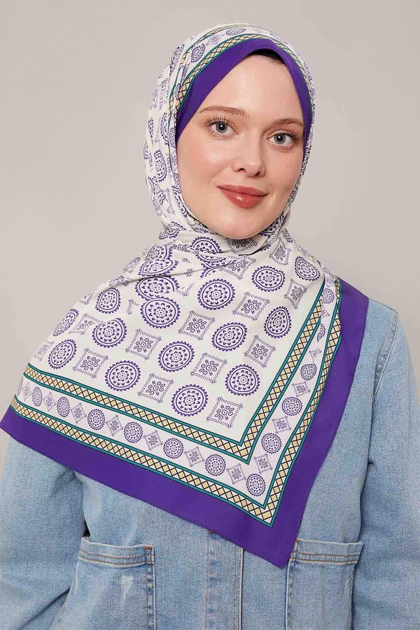 LevidorMor Motif Desen Club Şal