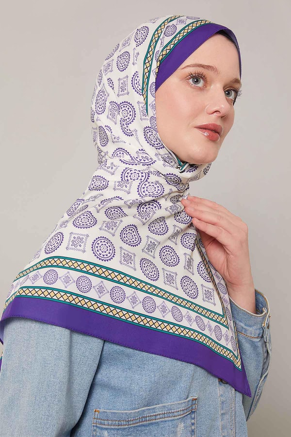 LevidorMor Motif Desen Club Şal