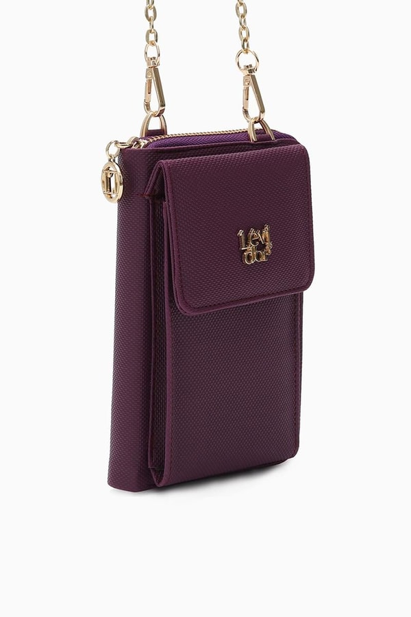 LevidorMor Ön Cepli Zincirli Cüzdan