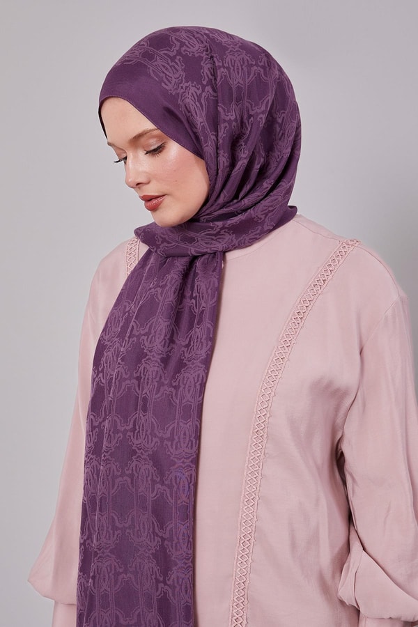 LevidorMor Tuğra Desen Grazia Şal