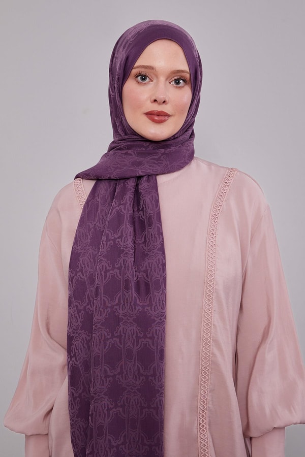 LevidorMor Tuğra Desen Grazia Şal