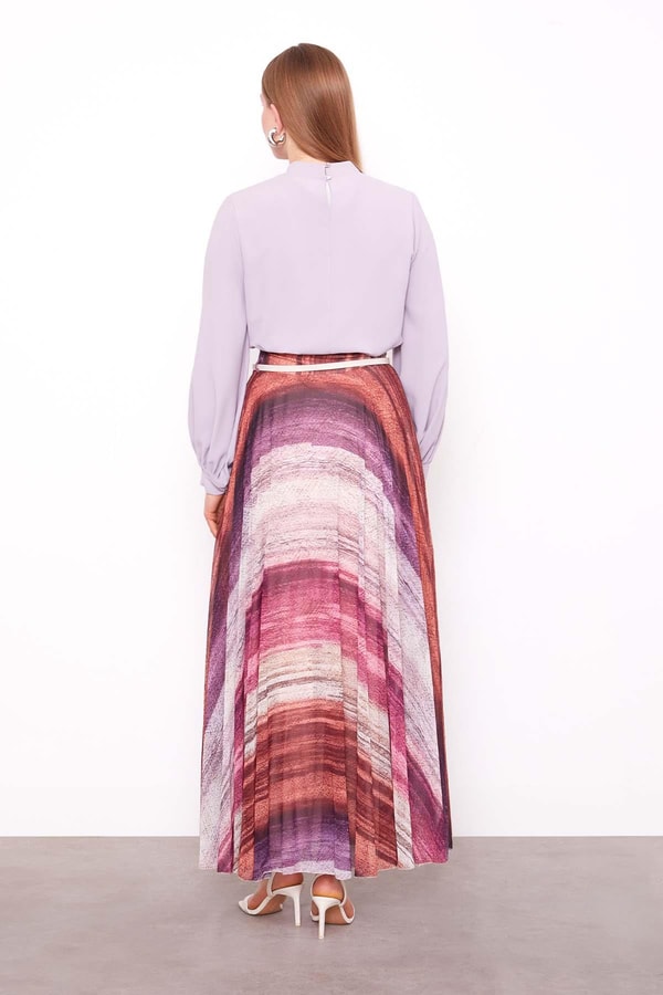 LevidorMürdüm Batik Desen Etek