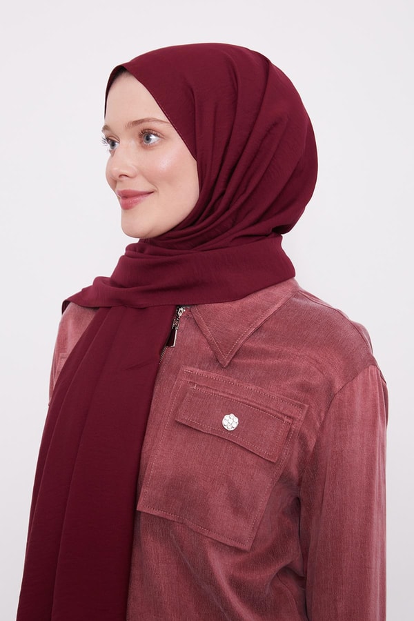 LevidorMürdüm Leola Düz Şal