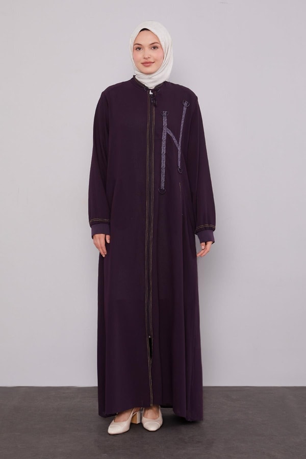 LevidorMürdüm Şerit Detaylı Ferace