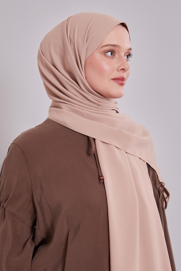 LevidorNude Düz Trend Şal