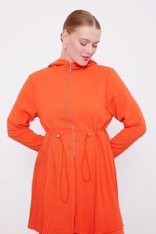 LevidorOranj Kapusonlu Beli İp Buzgulu İkili Takım