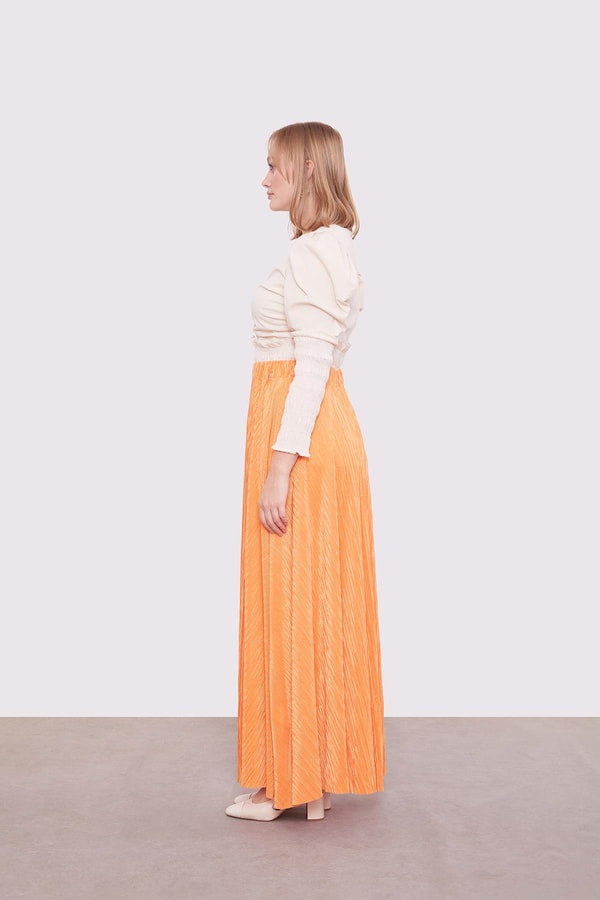 LevidorOranj Pileli Etek