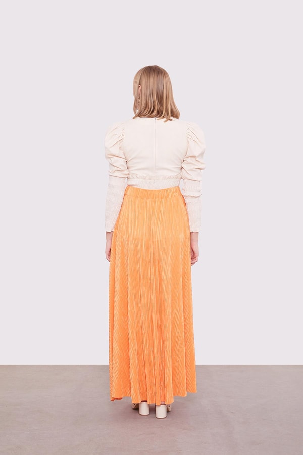 LevidorOranj Pileli Etek