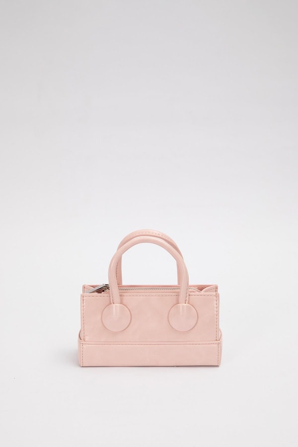 LevidorPembe Ayarlanabilir Kilit Detaylı El Çantası