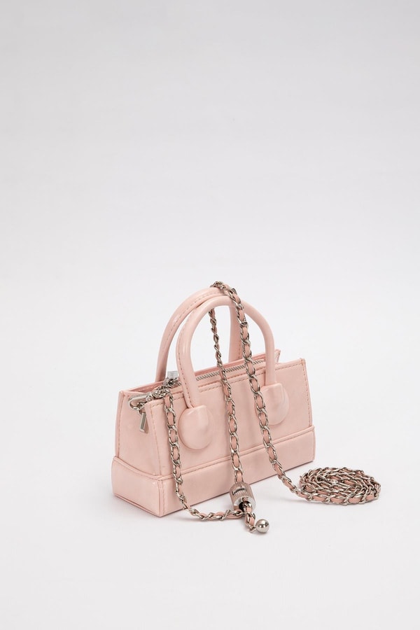 LevidorPembe Ayarlanabilir Kilit Detaylı El Çantası