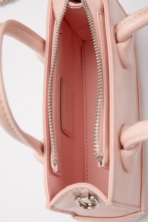 LevidorPembe Ayarlanabilir Kilit Detaylı El Çantası