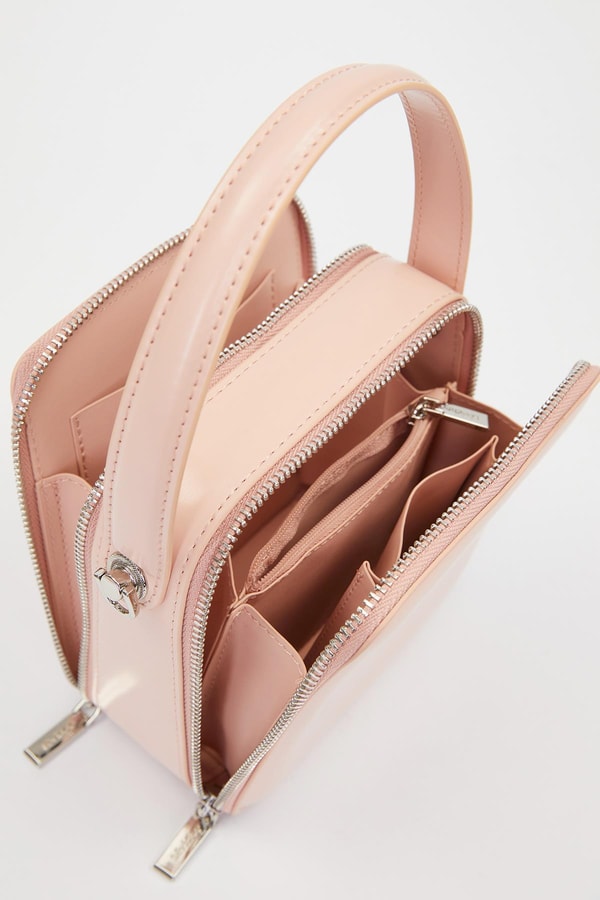 LevidorPembe Dikdörtgen Model Omuz Çantası