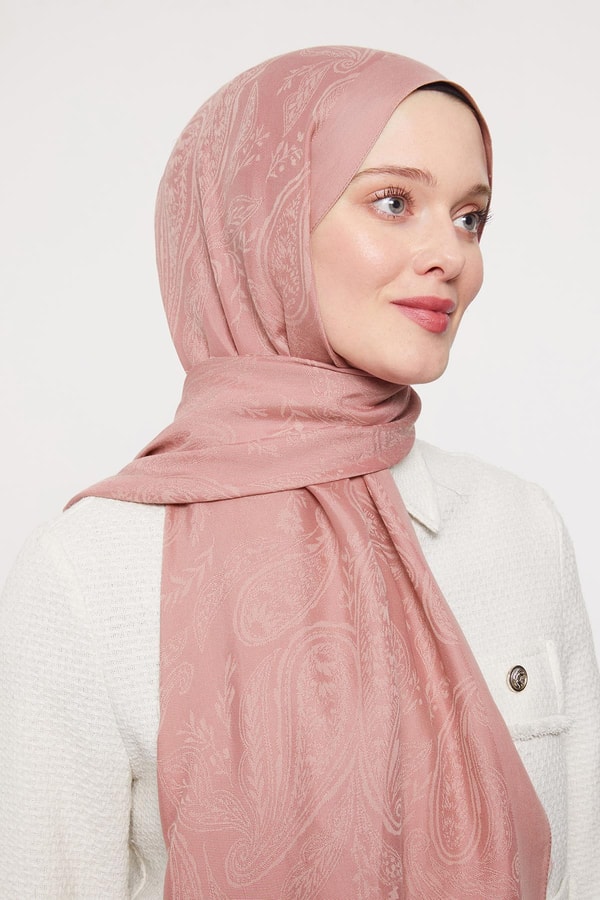 LevidorPembe Hint Desen Grazia Şal
