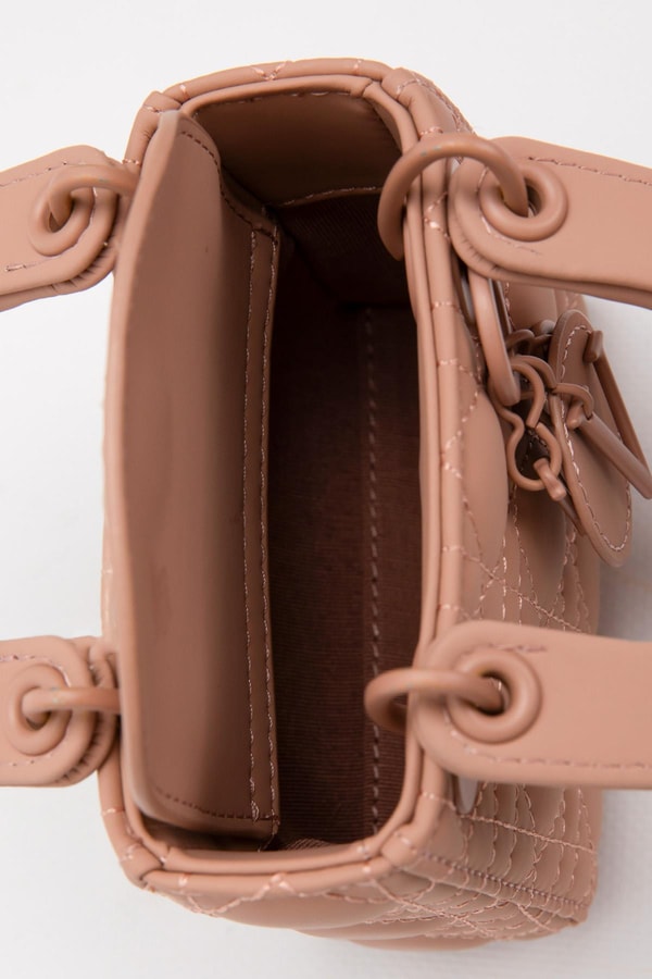 LevidorPembe Mini Boy Aksesuar Detaylı El Çantası