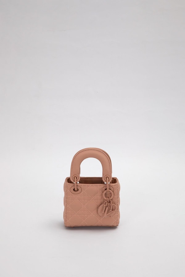 LevidorPembe Mini Boy Aksesuar Detaylı El Çantası