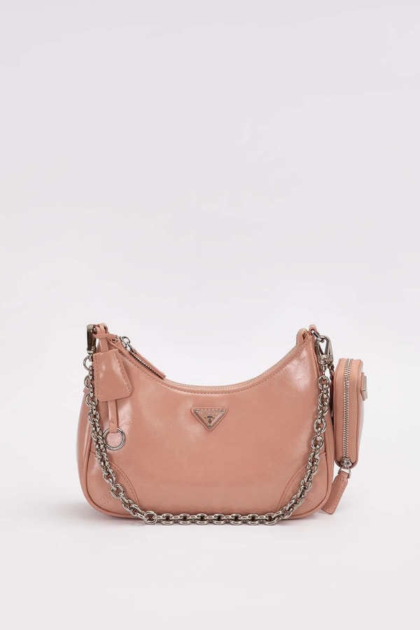 LevidorPembe Mini Cüzdan Detaylı Omuz Çantası