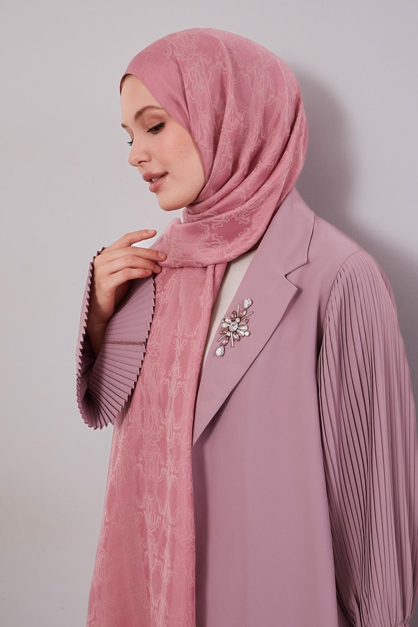 LevidorPembe Tuğra Desen Grazia Şal