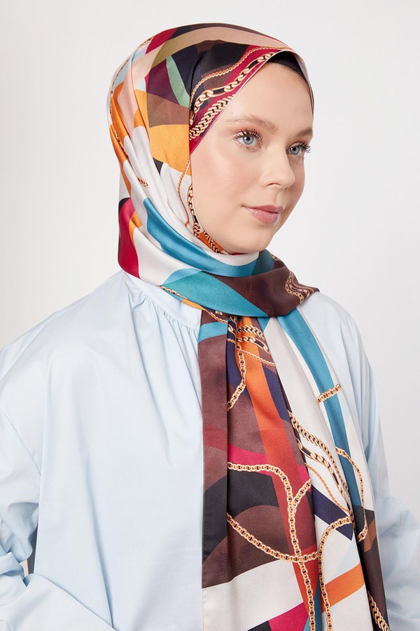 LevidorPetrol Mavisi Twill Şal