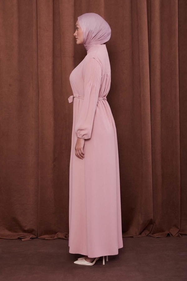 LevidorPudra Bağlama Detaylı Ferace