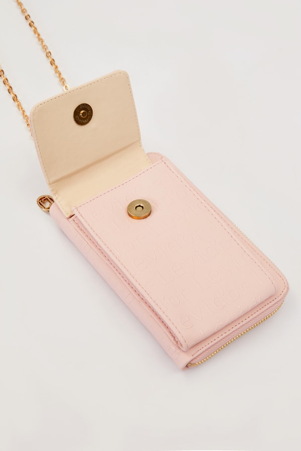 LevidorPudra Baskı Model Zincirli Cüzdan