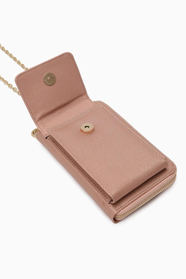 LevidorPudra Ön Cepli Zincirli Cüzdan