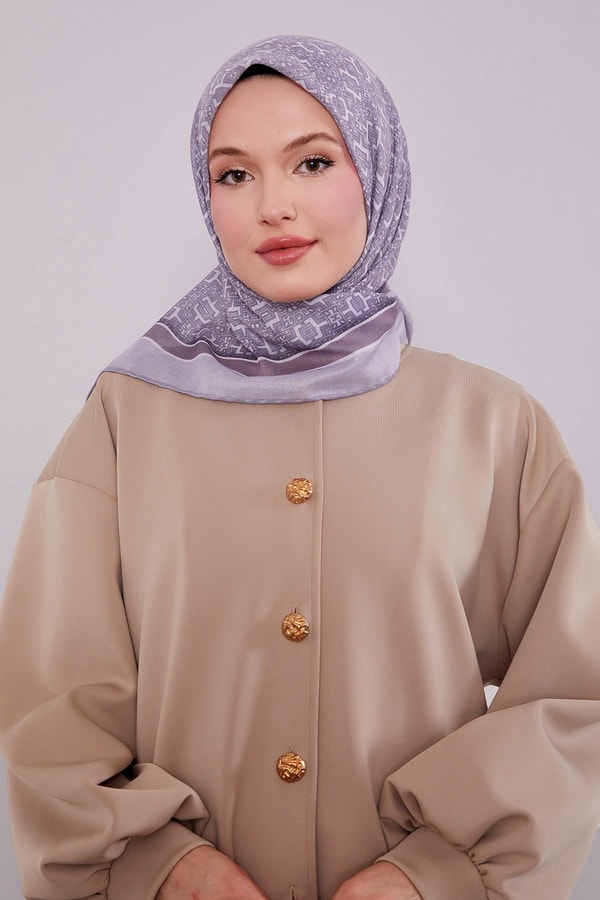 LevidorPudra Puzzle Desen Soft Eşarp