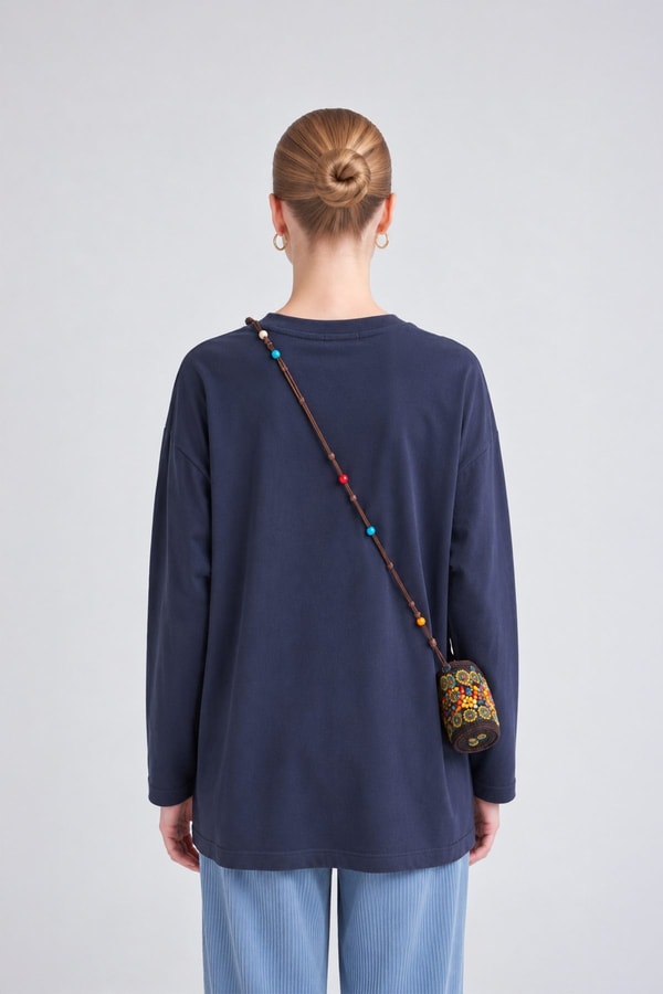 LevidorRahat Kesim İnce Sweat İndigo