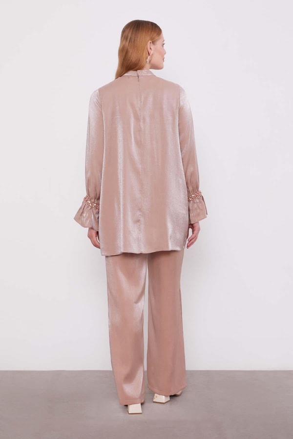 LevidorS.KAHVE Taş Detaylı İkili Takım