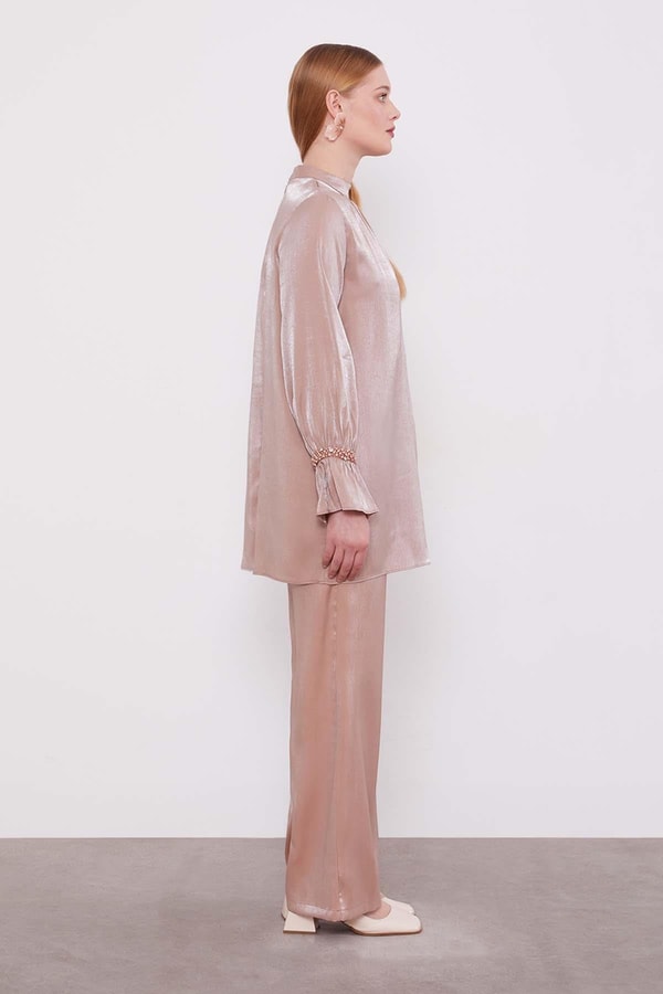 LevidorS.KAHVE Taş Detaylı İkili Takım