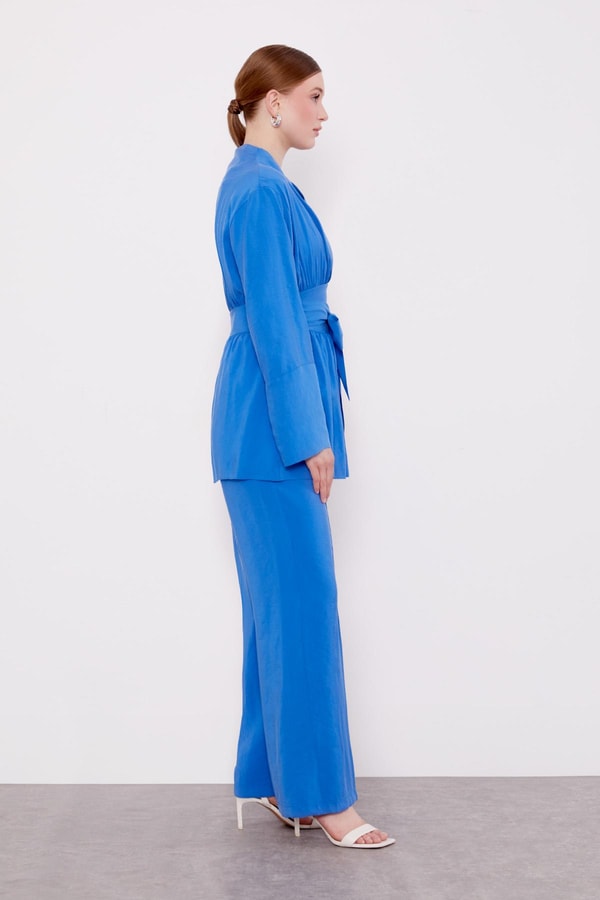 LevidorSaks Belden Kuşaklı İkili Takım