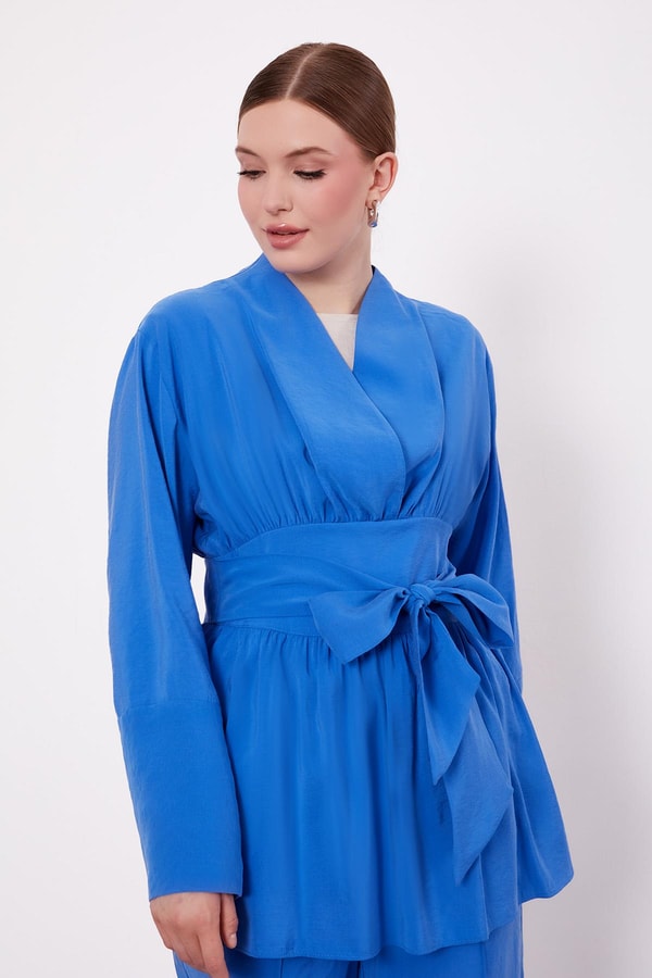 LevidorSaks Belden Kuşaklı İkili Takım