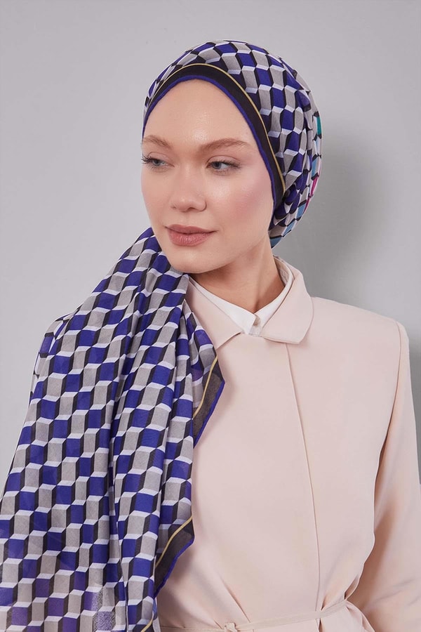 LevidorSaks Küp Desen Soft Eşarp