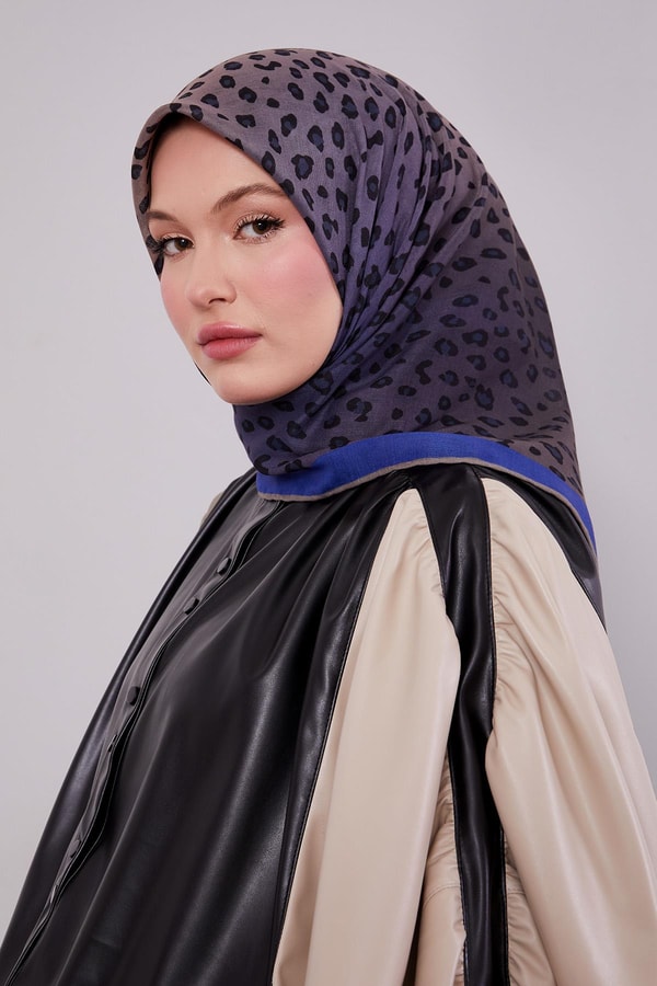 LevidorSaks Leopar Desen Soft Eşarp