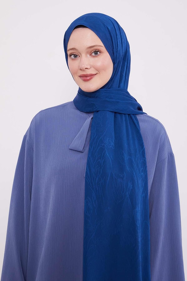 LevidorSaks Soyut Lale Desen Jakar Capri Şal