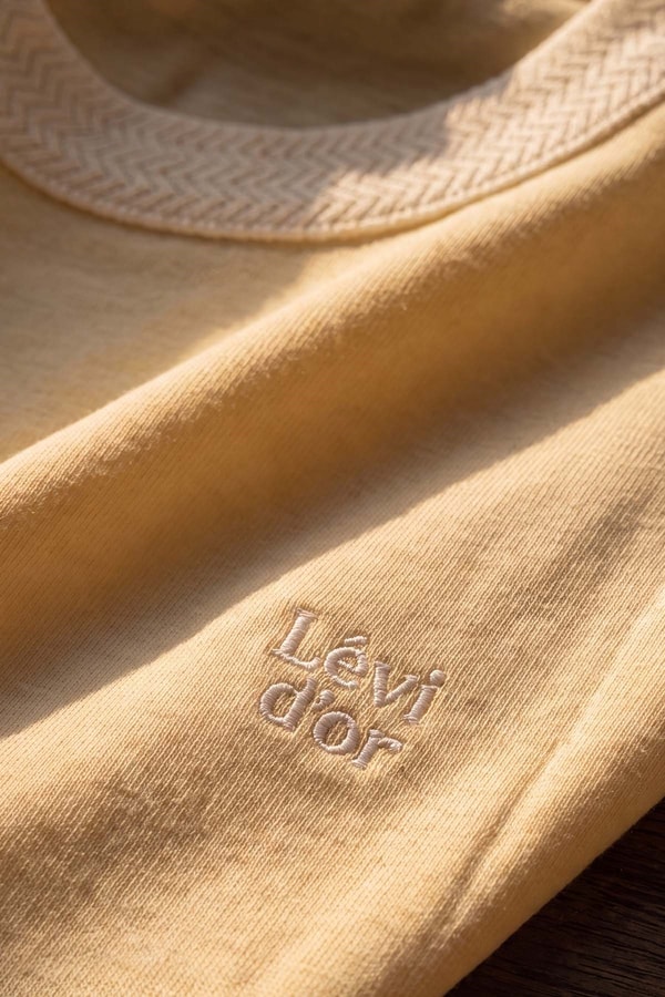 LevidorSarı Bisiklet Yaka Basic Bluz