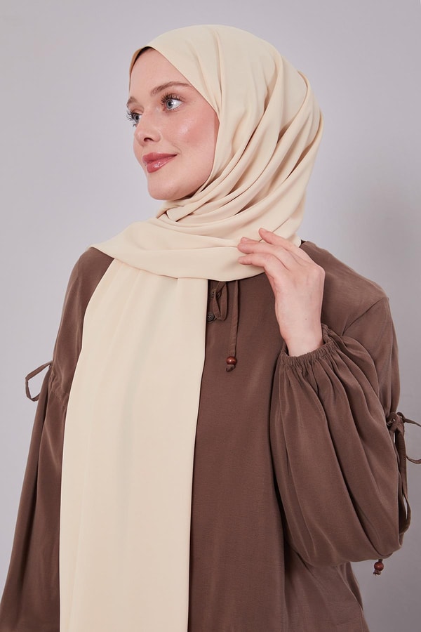 LevidorSarı Düz Trend Şal