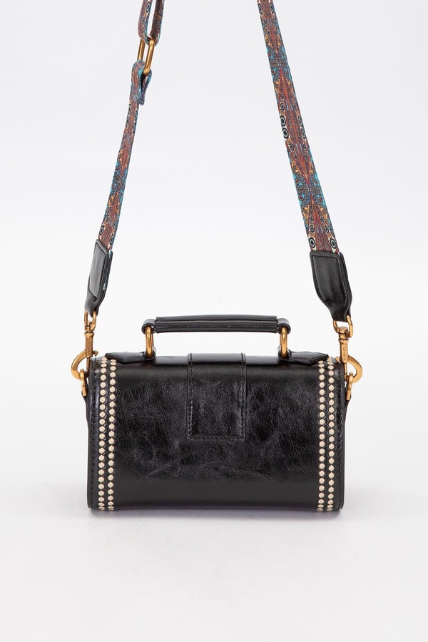 LevidorSiyah Benek Detay Omuz Çantası