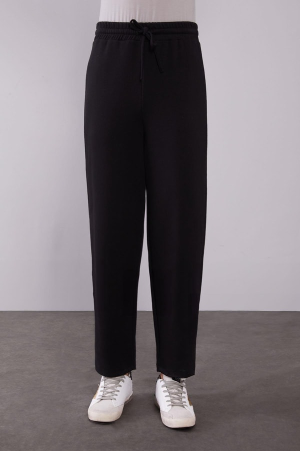 LevidorSiyah Cep Detaylı Fermuarlı İkili Takım