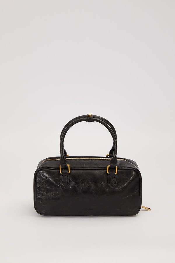 LevidorSiyah Çift Gözlü El Çantası