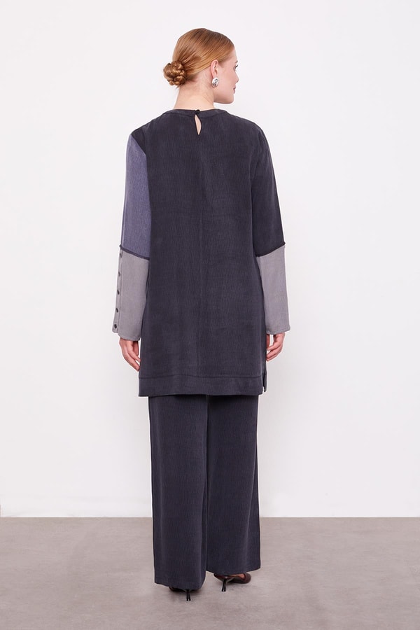 LevidorSiyah Çift Renkli İkili Takım