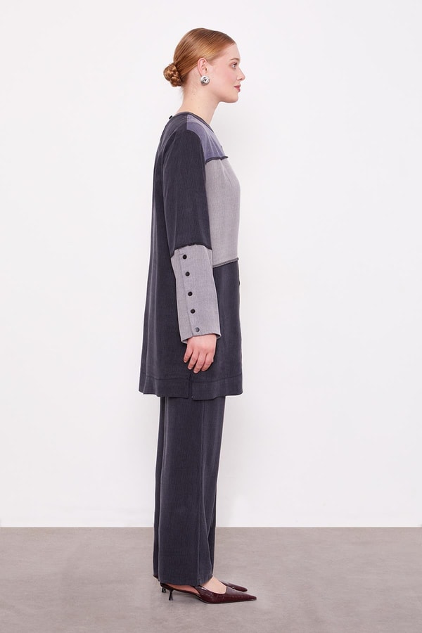 LevidorSiyah Çift Renkli İkili Takım