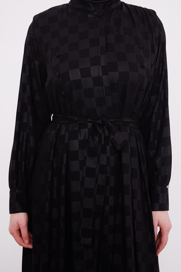 LevidorSiyah Dama Desen Ferace