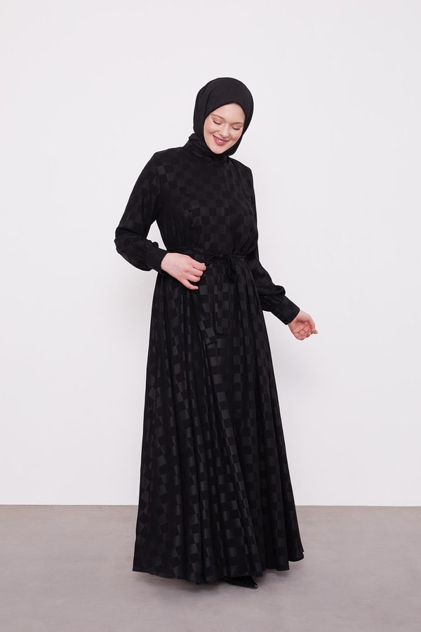 LevidorSiyah Dama Desen Ferace