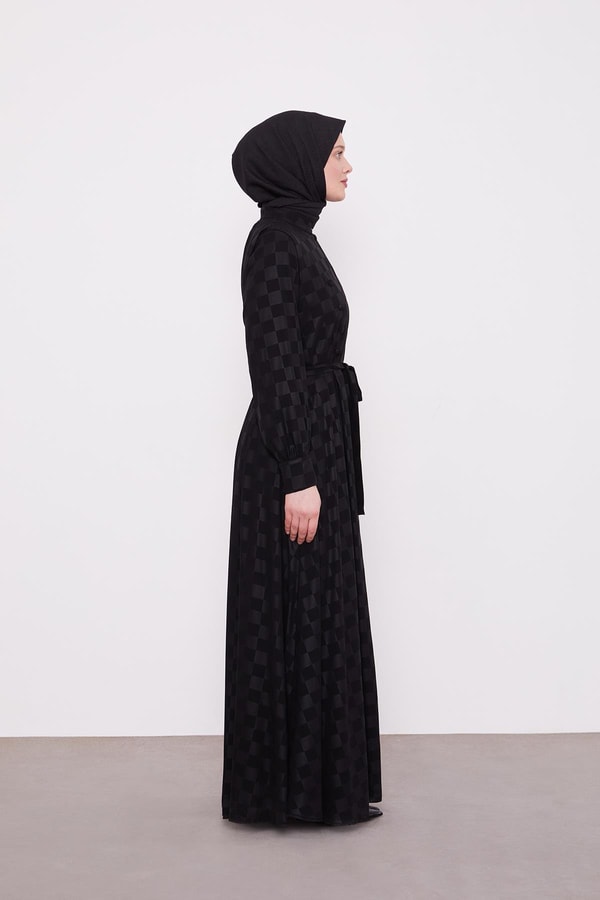 LevidorSiyah Dama Desen Ferace