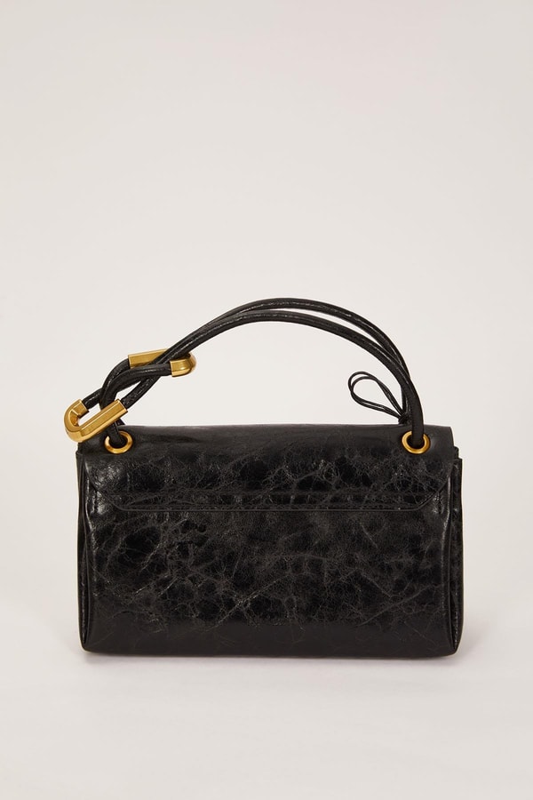 LevidorSiyah Düğüm Askı Detaylı El Çantası